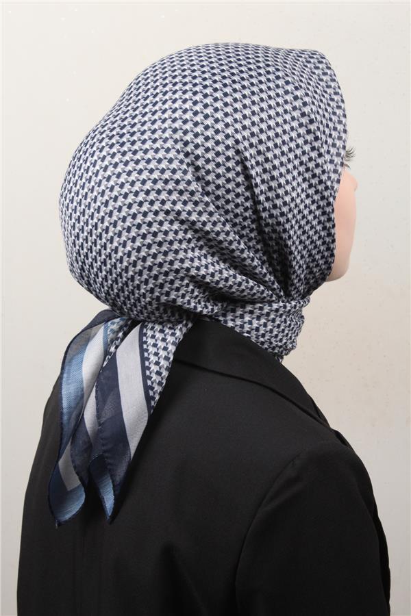 Nirvana Soft Eşarp 8107-14 Lacivert