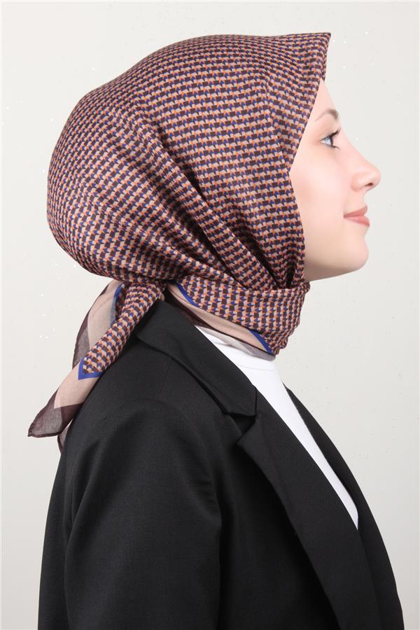 Nirvana Soft Eşarp 8107-18 Kahverengi