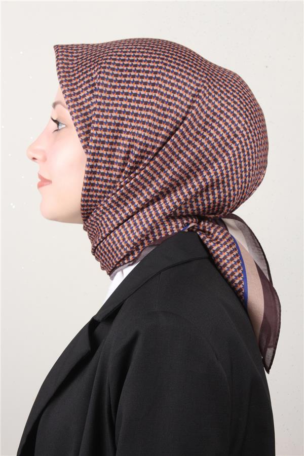 Nirvana Soft Eşarp 8107-18 Kahverengi