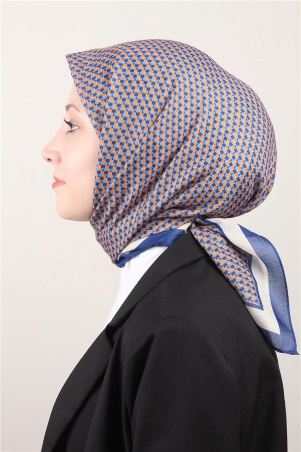 Nirvana Soft Eşarp 8107-3 Mavi