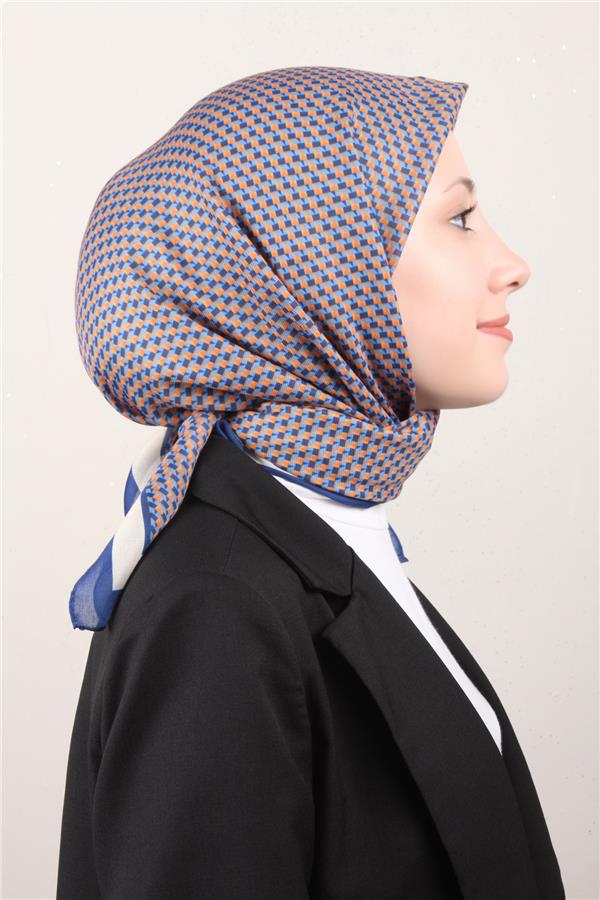 Nirvana Soft Eşarp 8107-3 Mavi