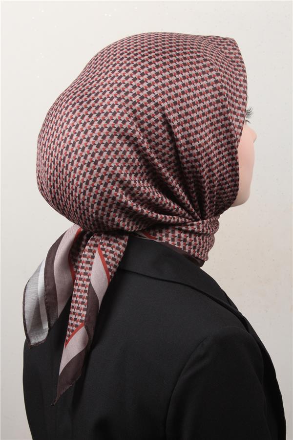 Nirvana Soft Eşarp 8107-4 Koyu Taş