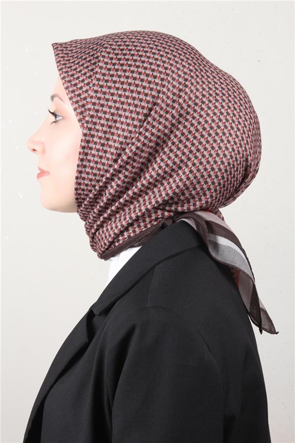 Nirvana Soft Eşarp 8107-4 Koyu Taş