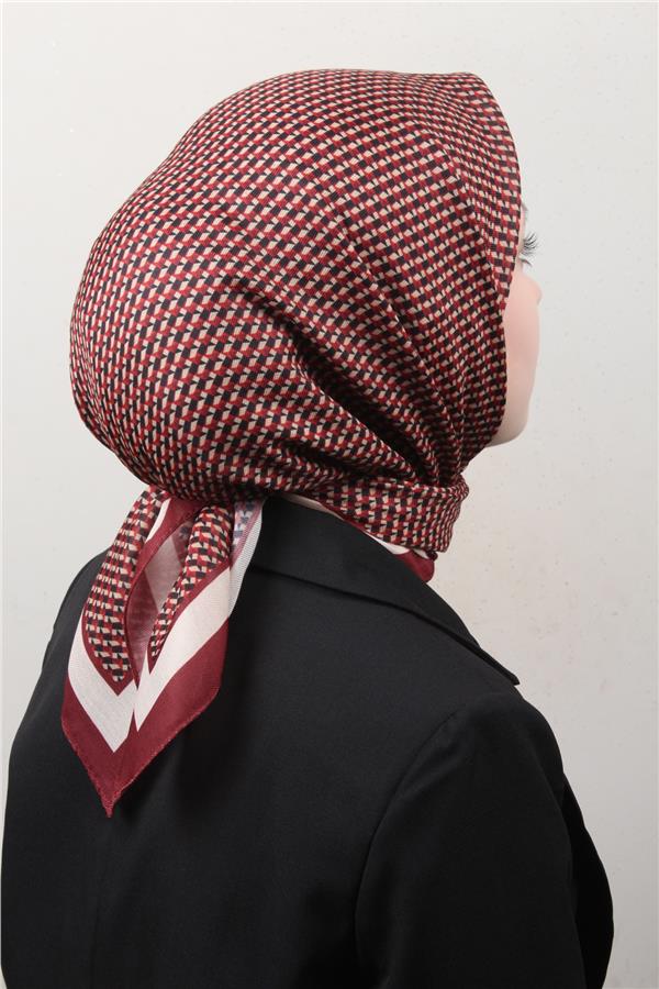 Nirvana Soft Eşarp 8107-8 Bordo