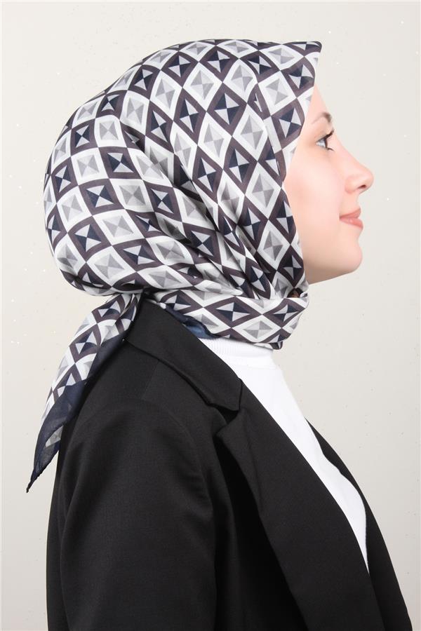 Nirvana Soft Eşarp 8108-10 Lacivert