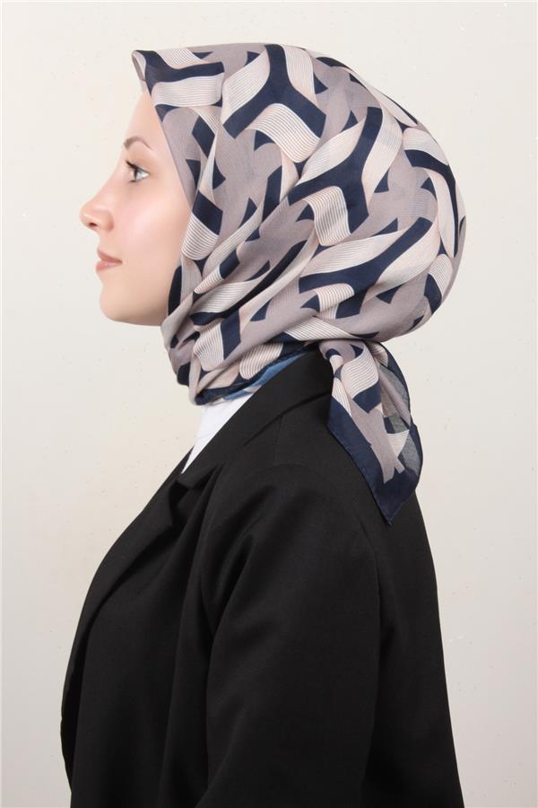 Nirvana Soft Eşarp 8109-14 Lacivert