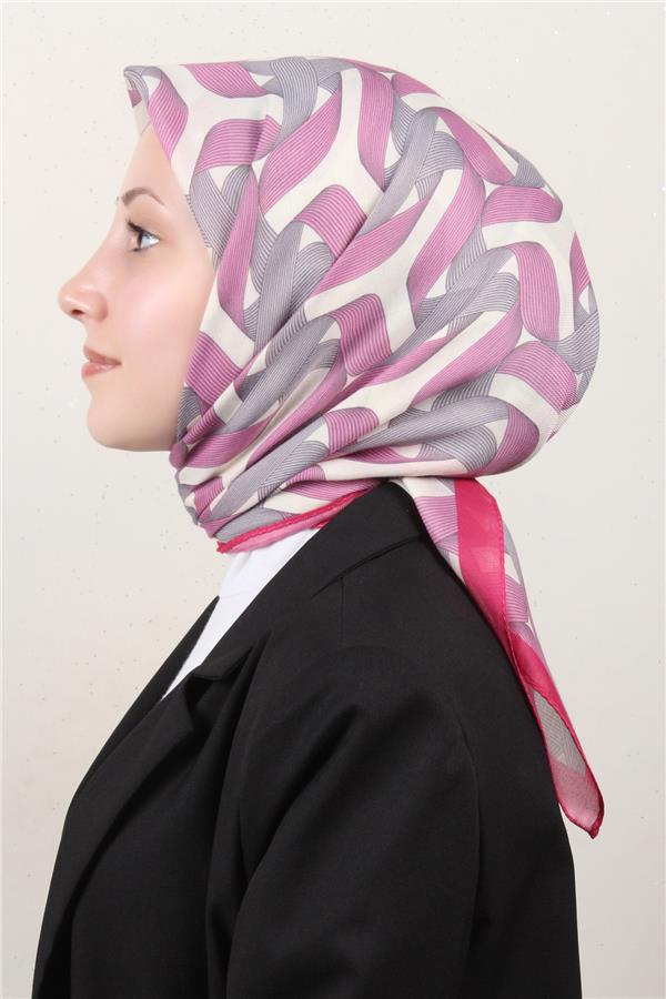 Nirvana Soft Eşarp 8109-4 Şeker Pembe