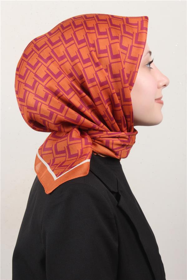 Nirvana Soft Eşarp 8110-1 Turuncu