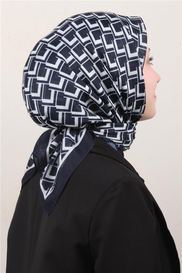 Nirvana Soft Eşarp 8110-10 Lacivert