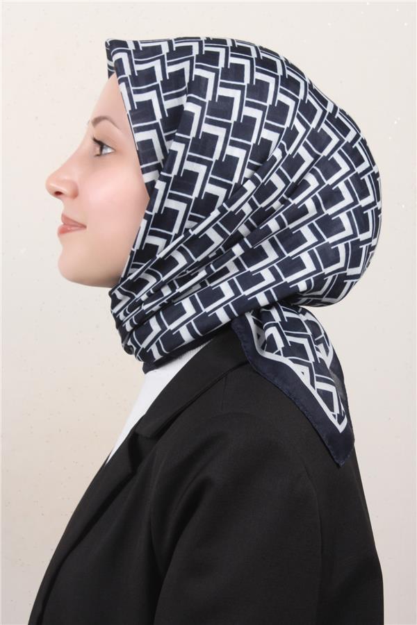 Nirvana Soft Eşarp 8110-10 Lacivert