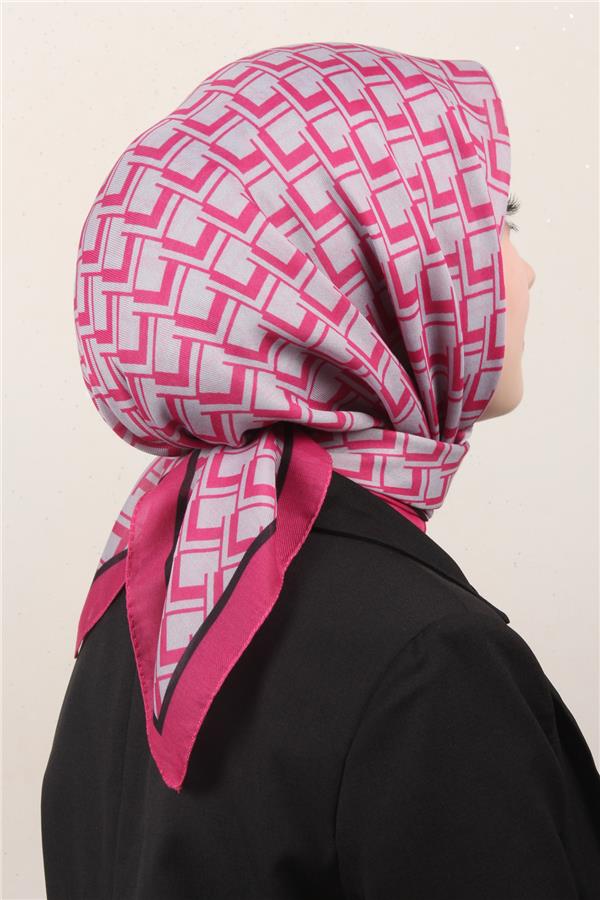 Nirvana Soft Eşarp 8110-11 Pembe-Gri
