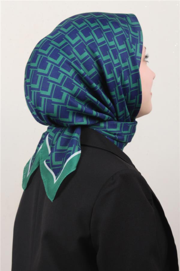 Nirvana Soft Eşarp 8110-12 Laci-Yeşil