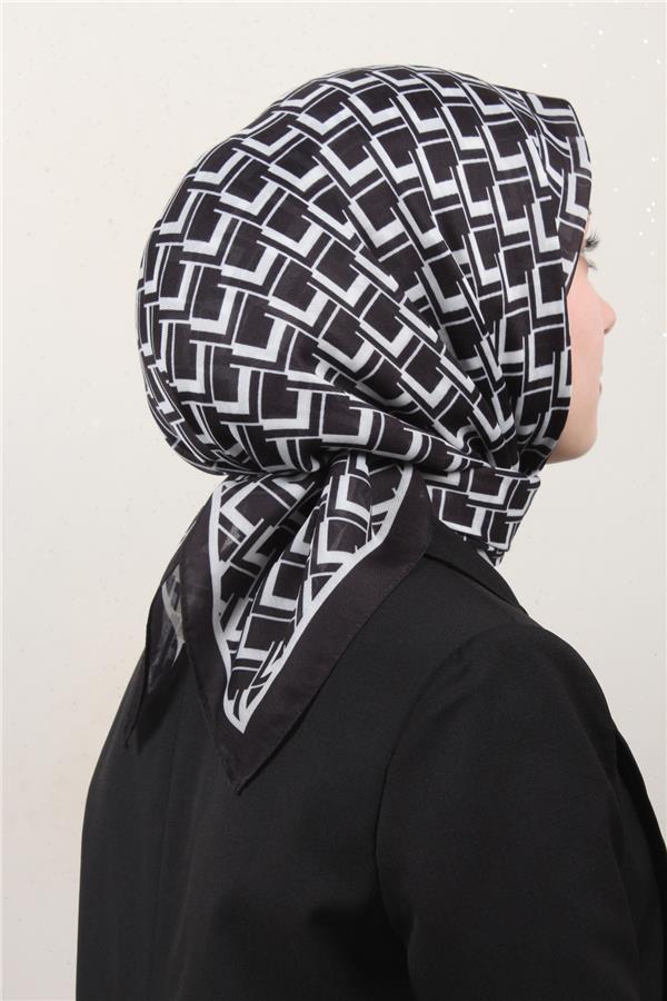 Nirvana Soft Eşarp 8110-16 Siyah