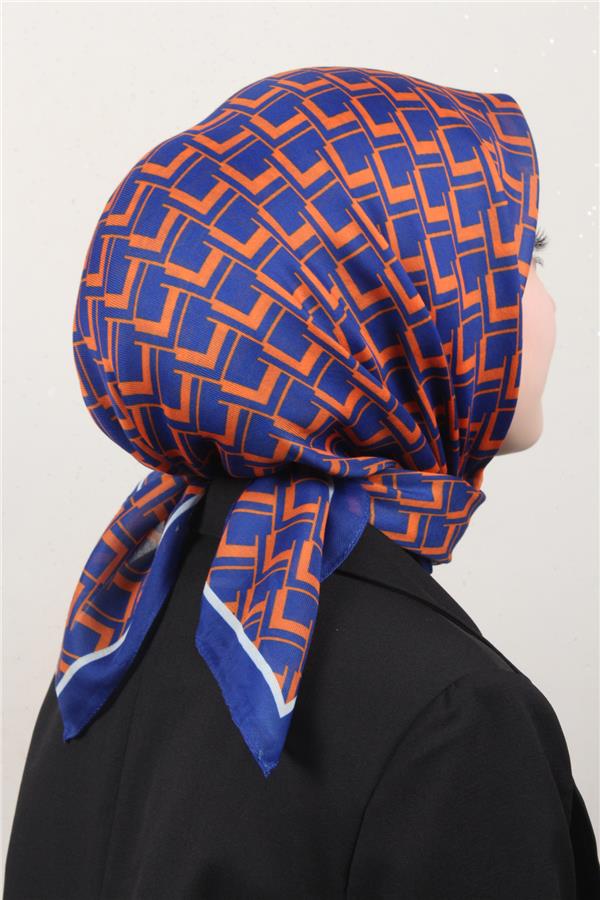 Nirvana Soft Eşarp 8110-2 Gece Mavisi