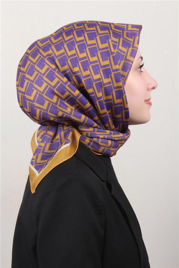 Nirvana Soft Eşarp 8110-3 Mor-Hardal