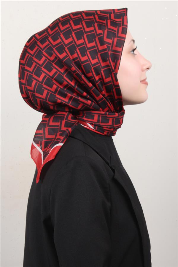 Nirvana Soft Eşarp 8110-4 Kırmızı