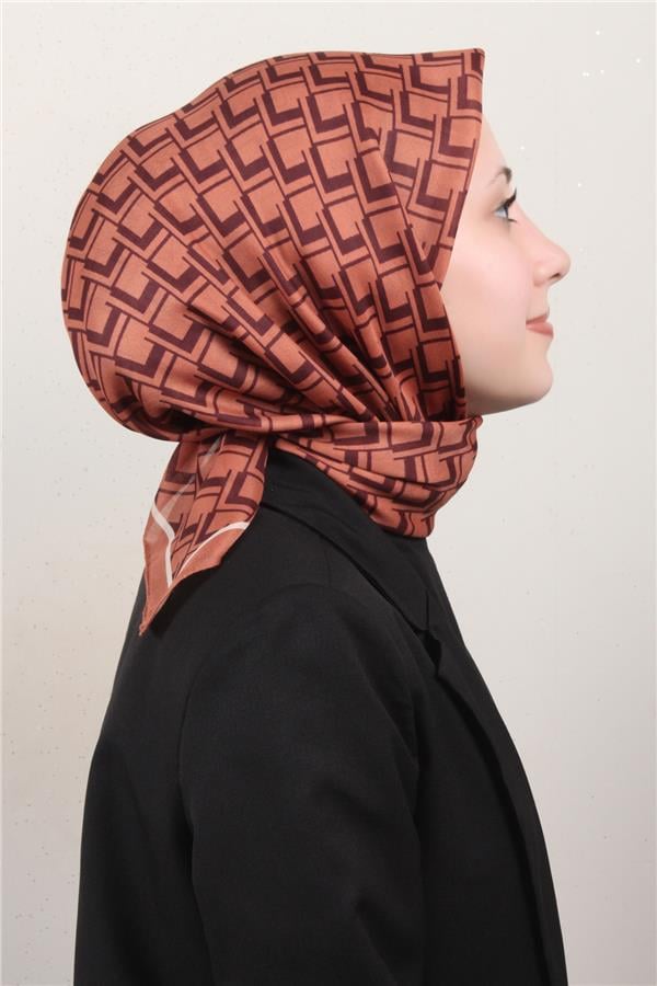 Nirvana Soft Eşarp 8110-7 Soft Turuncu