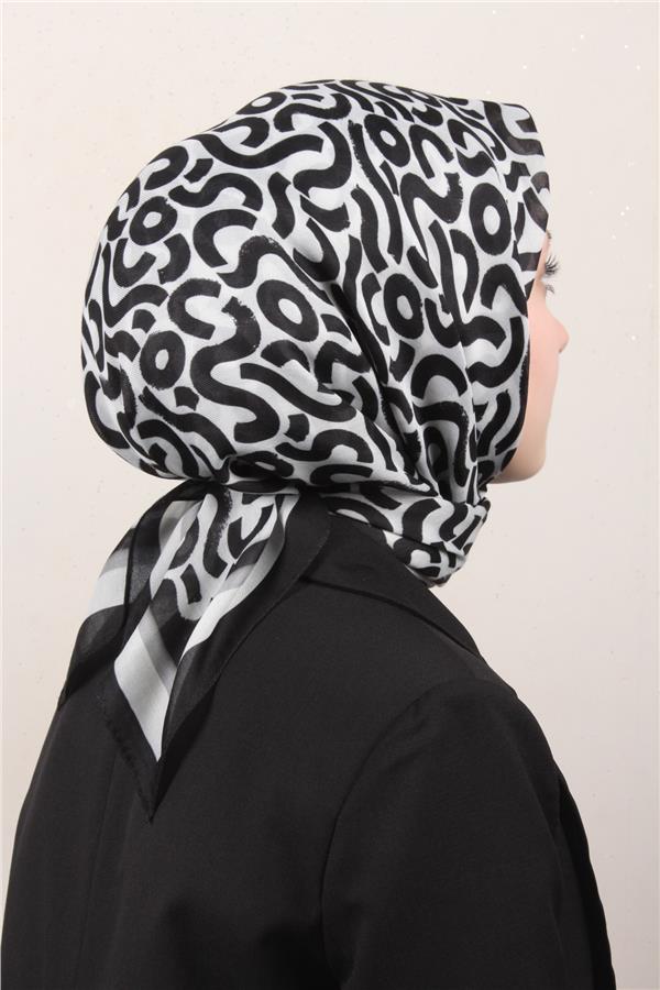 Nirvana Soft Eşarp 8111-1 Siyah