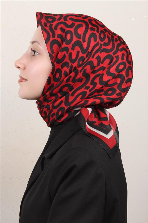 Nirvana Soft Eşarp 8111-2 Kırmızı