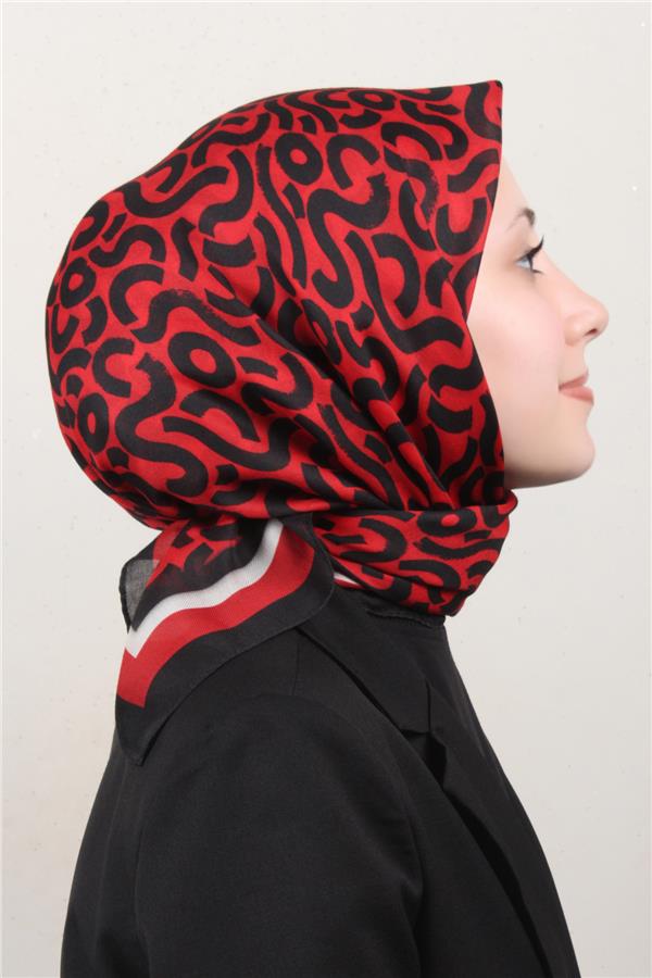 Nirvana Soft Eşarp 8111-2 Kırmızı