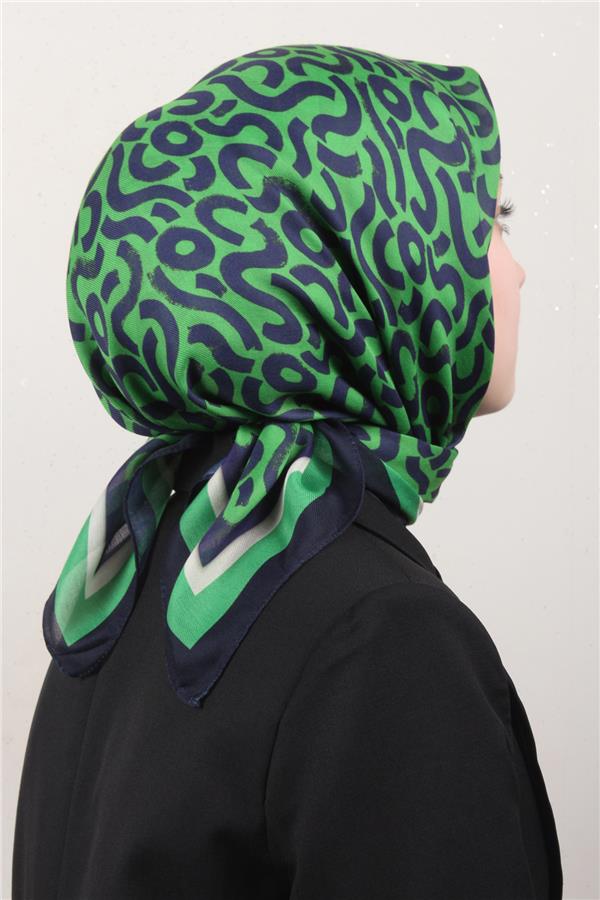 Nirvana Soft Eşarp 8111-6 Laci-Yeşil