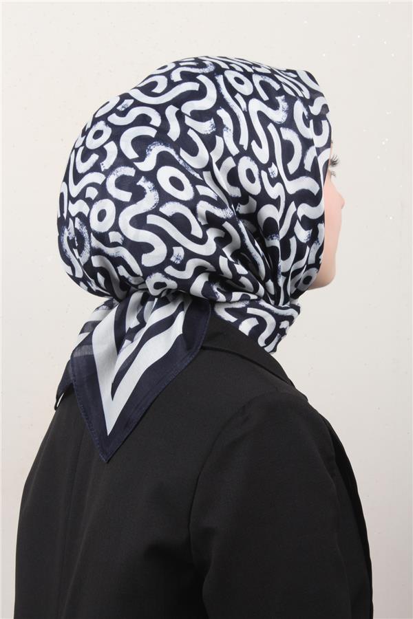 Nirvana Soft Eşarp 8111-8 Lacivert