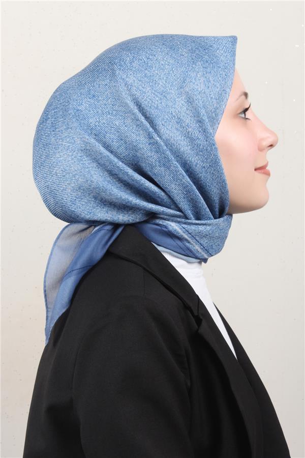 Nirvana Soft Eşarp 8112-1 Açık Mavi