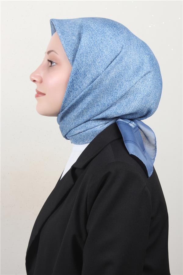 Nirvana Soft Eşarp 8112-1 Açık Mavi