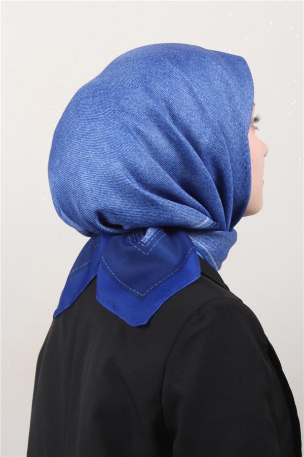 Nirvana Soft Eşarp 8112-14 Gece Mavisi