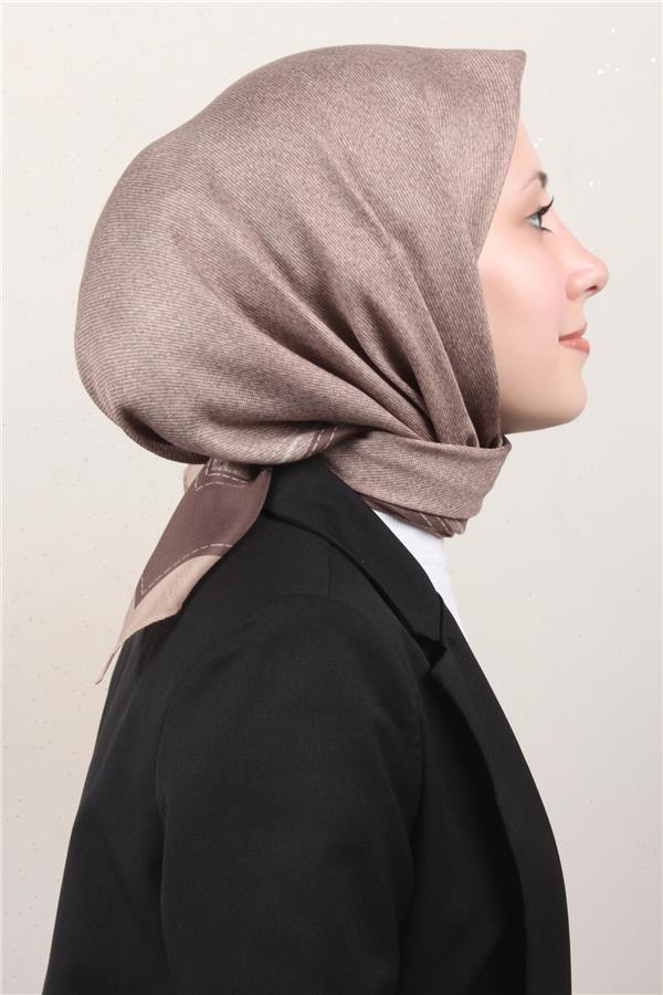 Nirvana Soft Eşarp 8112-2 Koyu Bej