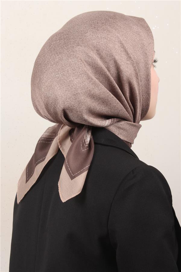 Nirvana Soft Eşarp 8112-2 Koyu Bej