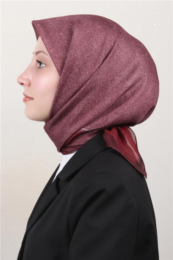 Nirvana Soft Eşarp 8112-4 Bordo