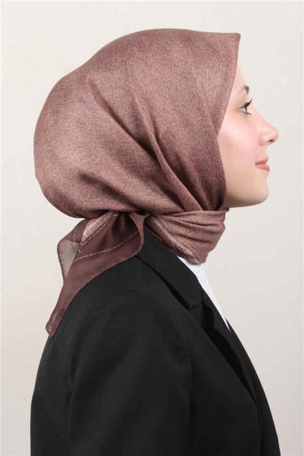 Nirvana Soft Eşarp 8112-8 Kahverengi