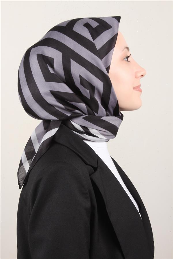 Nirvana Soft Eşarp 8113-13 Füme