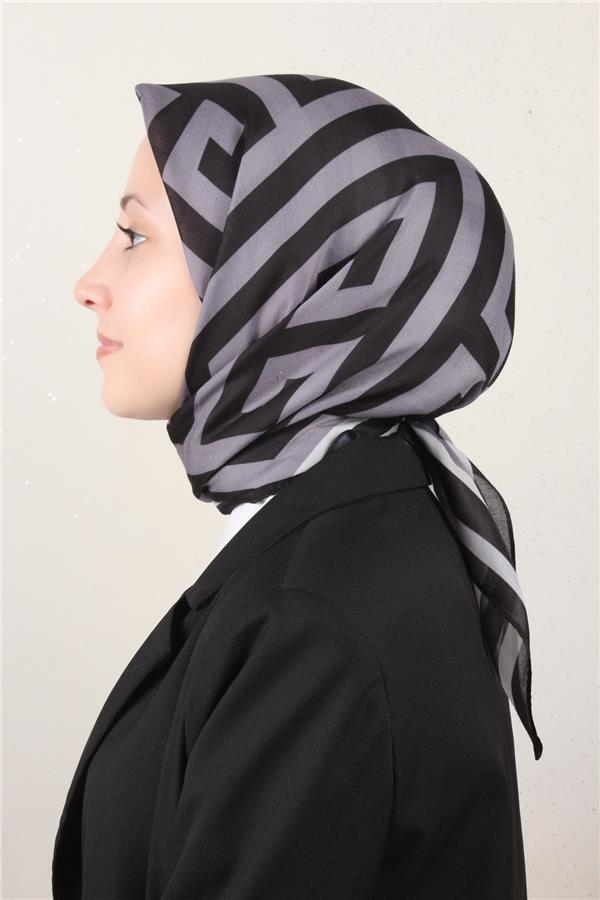 Nirvana Soft Eşarp 8113-13 Füme