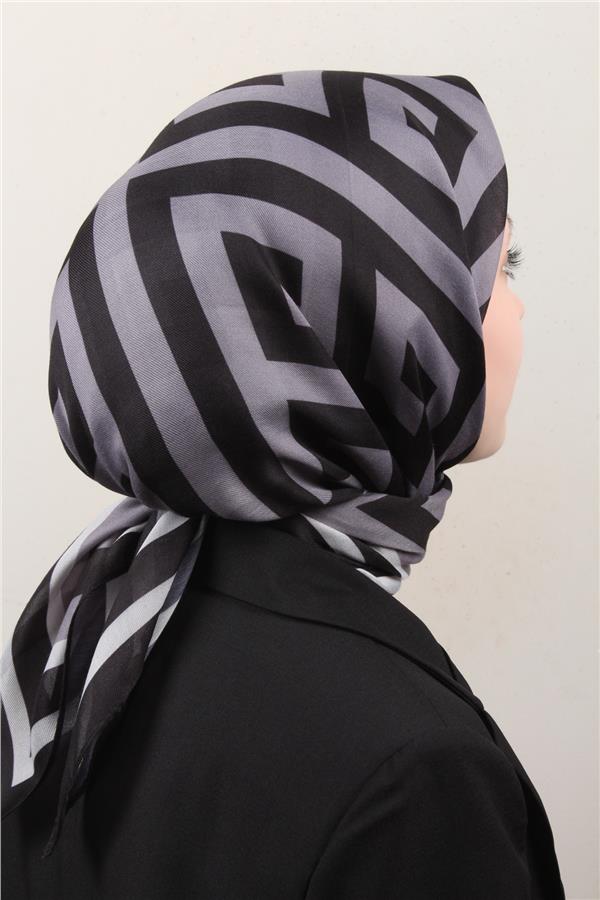 Nirvana Soft Eşarp 8113-13 Füme