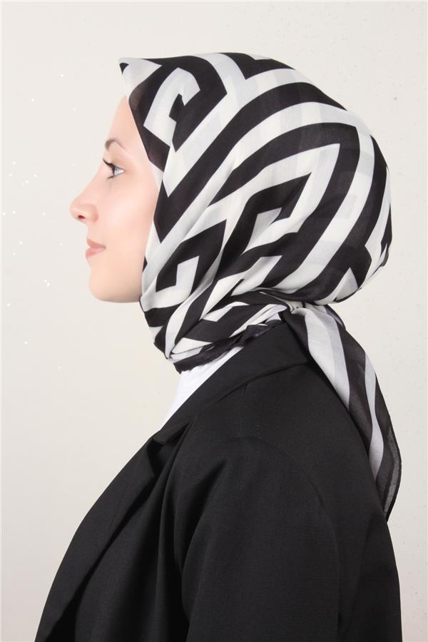 Nirvana Soft Eşarp 8113-14 Siyah