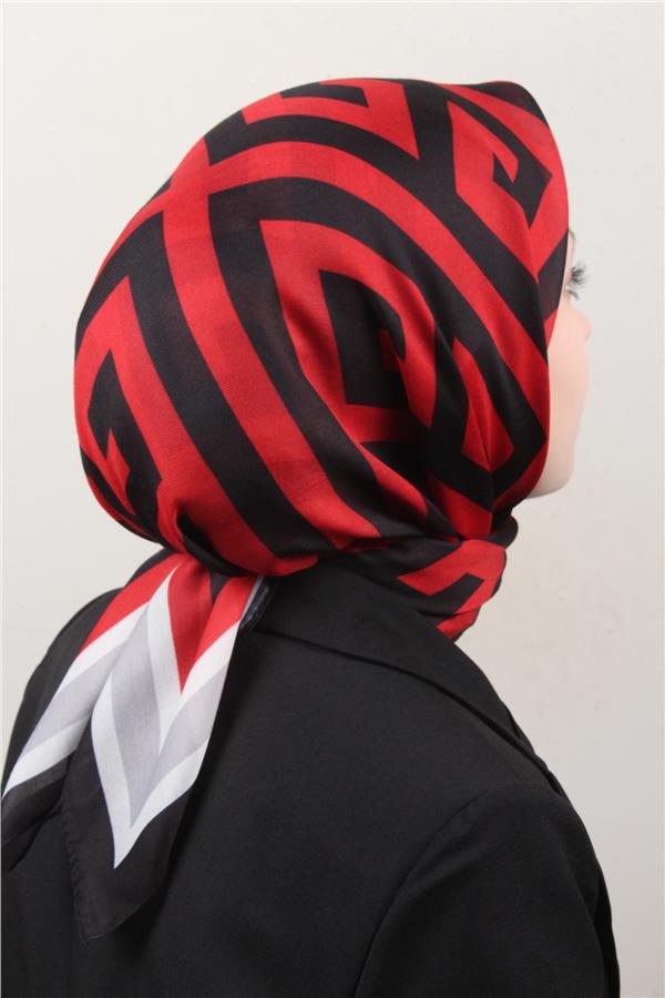 Nirvana Soft Eşarp 8113-3 Kırmızı