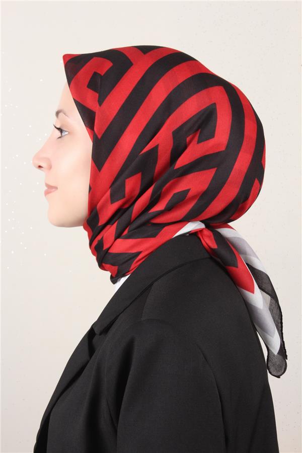 Nirvana Soft Eşarp 8113-3 Kırmızı