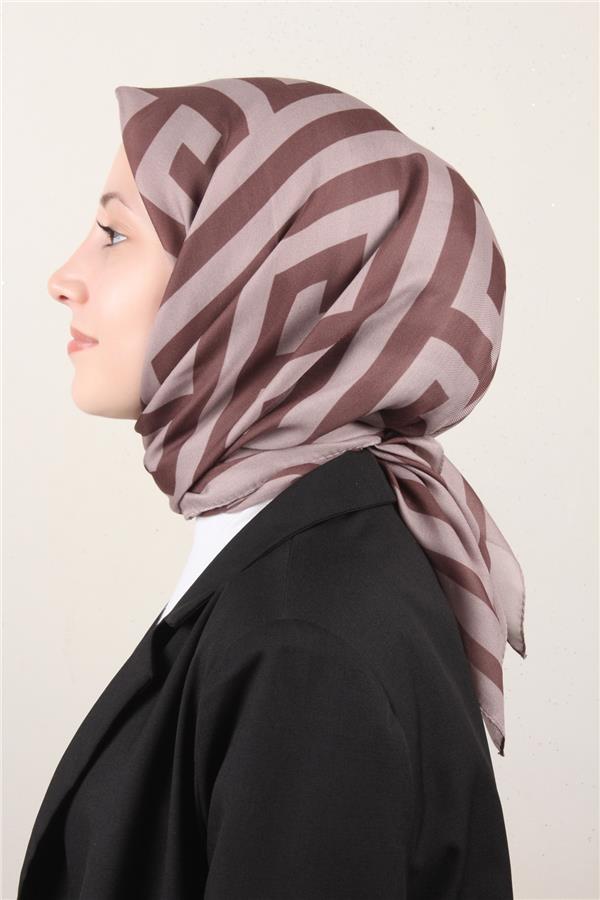 Nirvana Soft Eşarp 8113-6 Sütlü Kahve