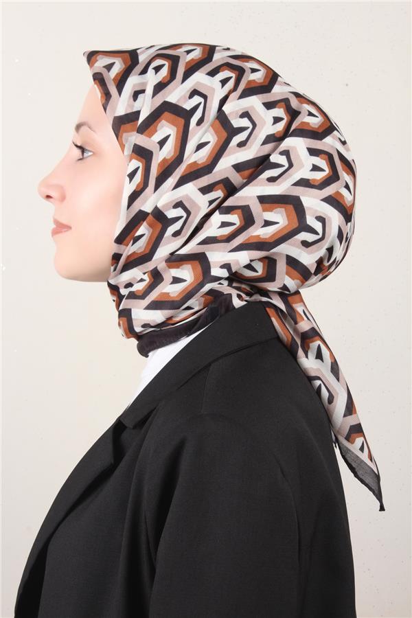 Nirvana Soft Eşarp 8114-1 Kahverengi