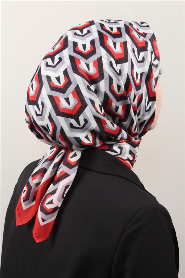 Nirvana Soft Eşarp 8114-10 Kırmızı