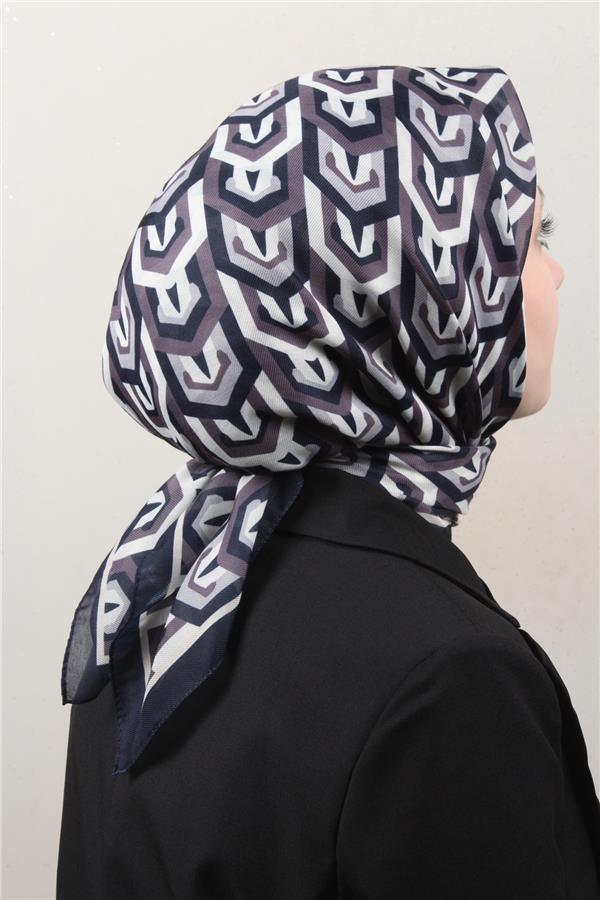 Nirvana Soft Eşarp 8114-3 Koyu Lacivert