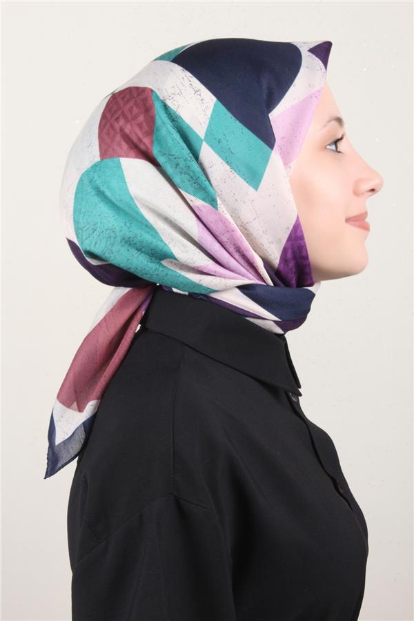 Nirvana Soft Eşarp 8115-2 Lacivert