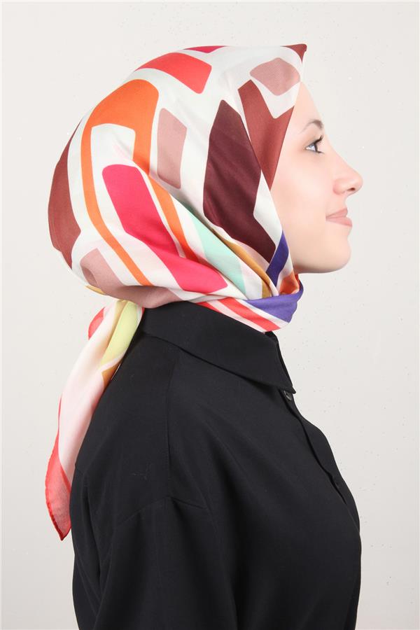 Nirvana Soft Eşarp 8116-10 Mercan