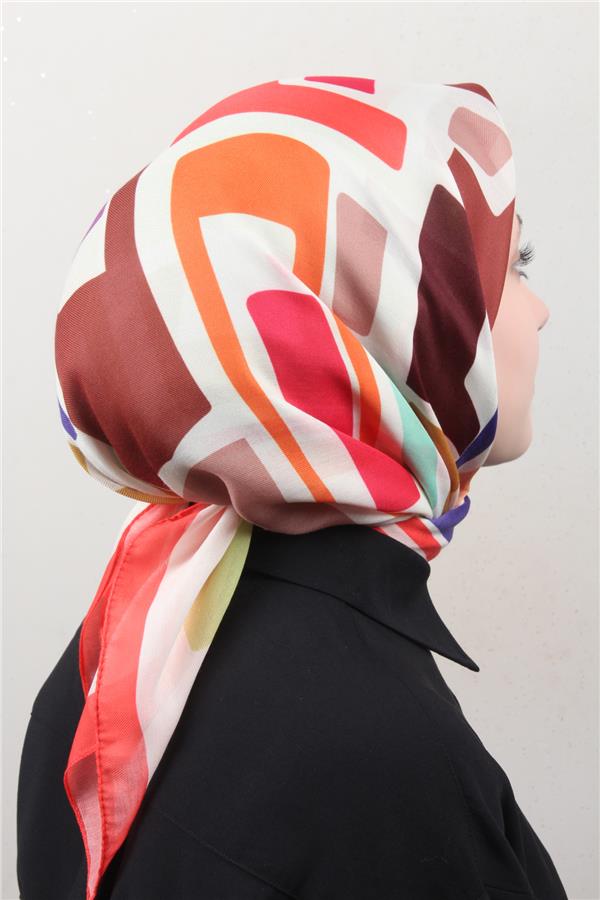 Nirvana Soft Eşarp 8116-10 Mercan