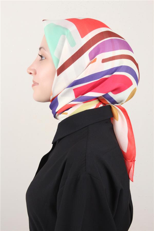 Nirvana Soft Eşarp 8116-10 Mercan