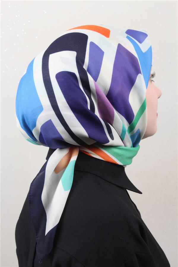 Nirvana Soft Eşarp 8116-12 Lacivert