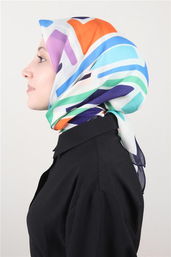 Nirvana Soft Eşarp 8116-12 Lacivert