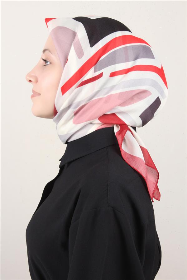 Nirvana Soft Eşarp 8116-8 Kırmızı